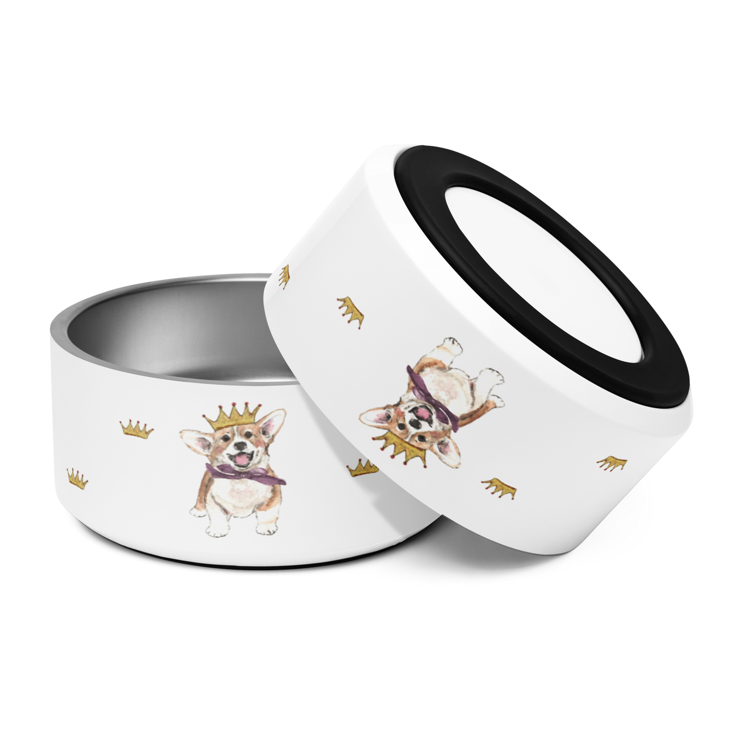 Welsh Corgi Food Bowl - "King of the Castle"