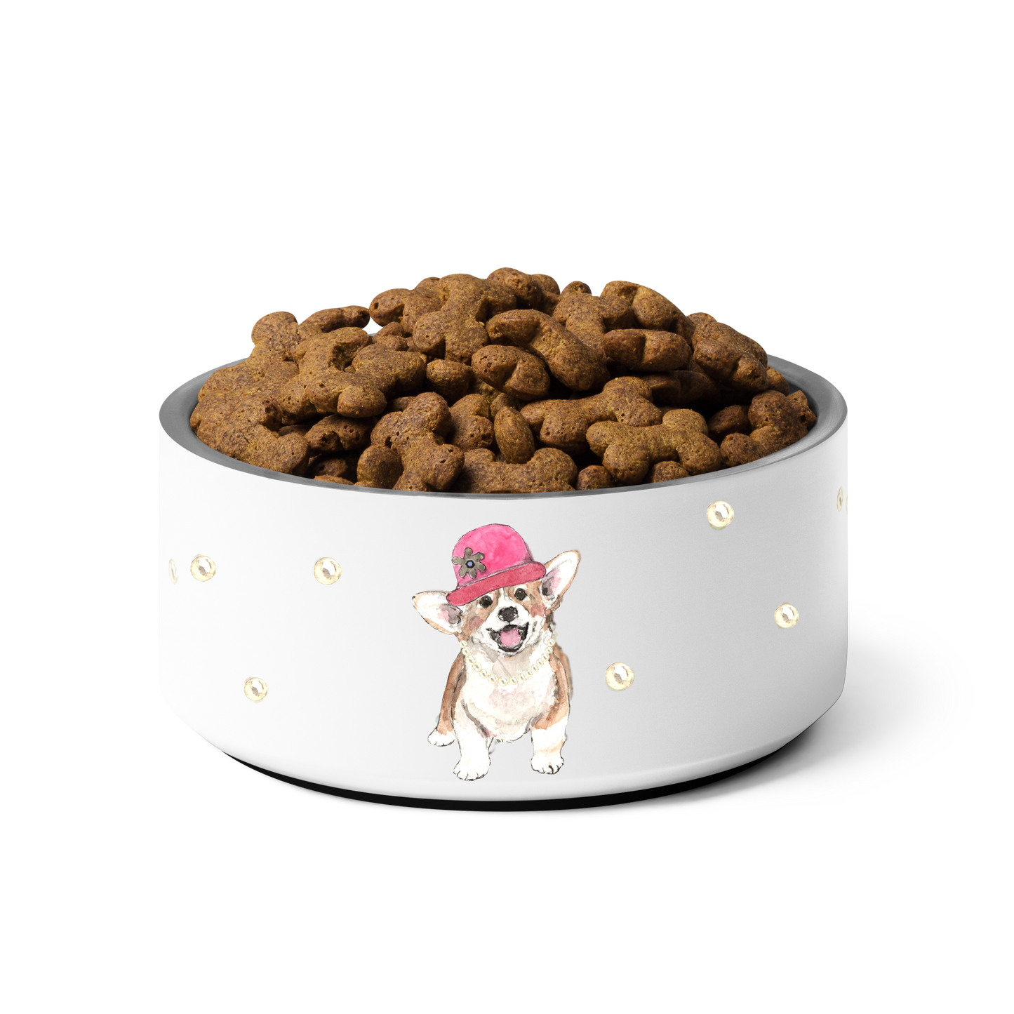 Welsh Corgi Food Bowl - "The Queen"