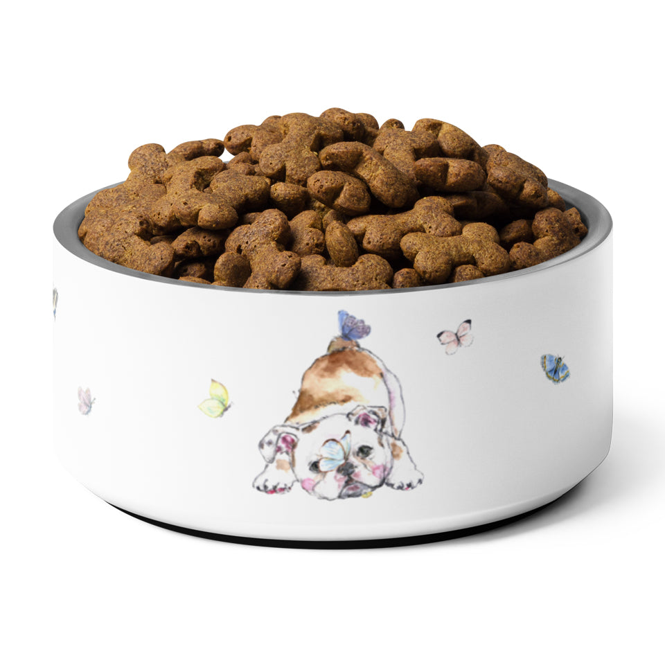 Bulldog Dog Bowl