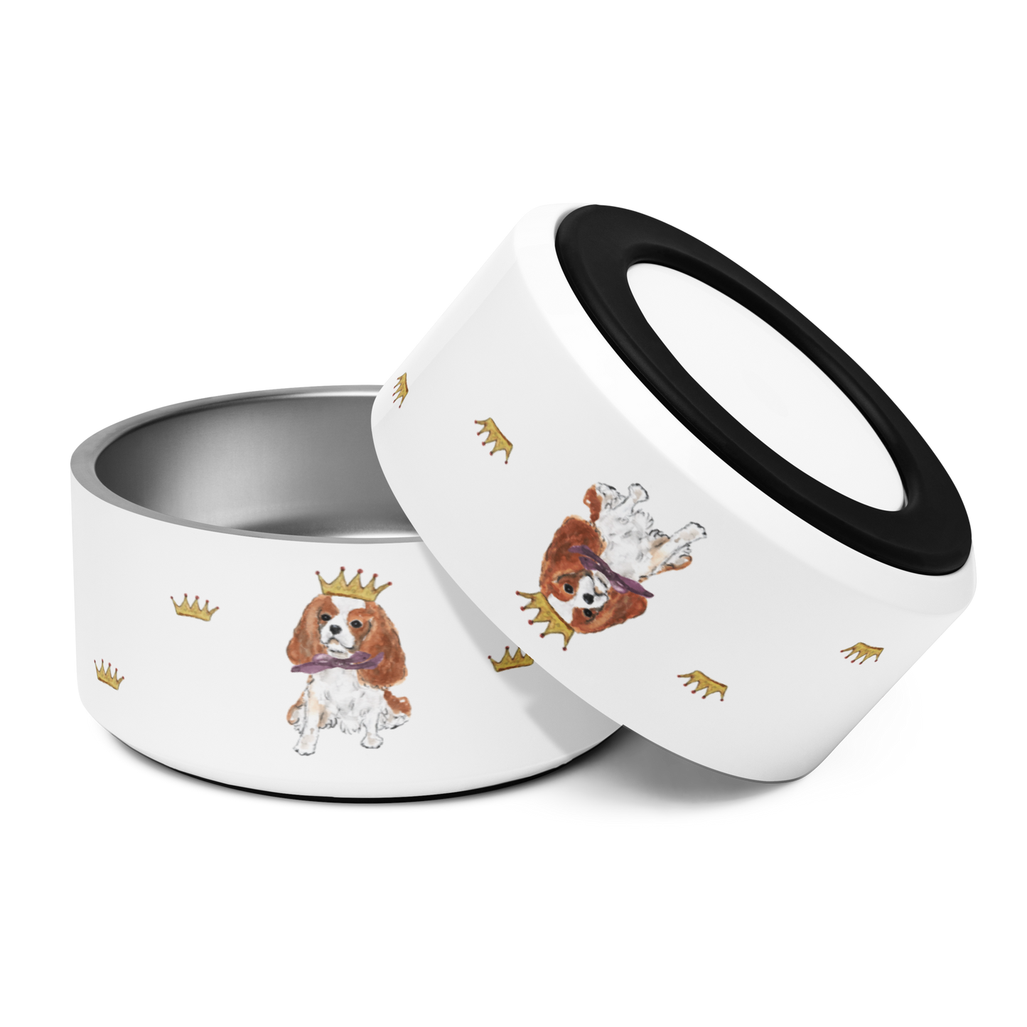King Charles Cavalier Food Bowl - "King of the Castle"