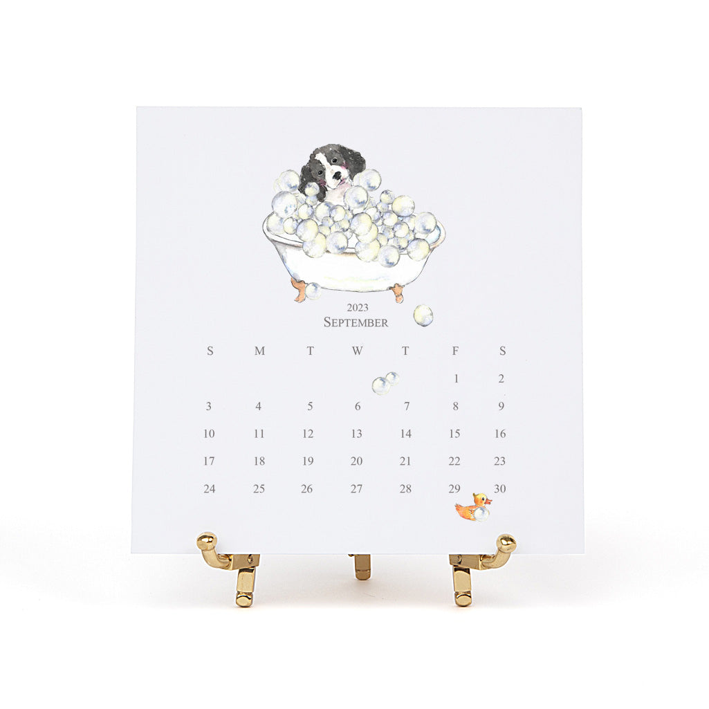 English Springer Spaniel 2025 Desk Calendar