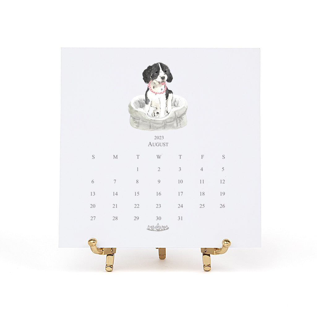 English Springer Spaniel 2025 Desk Calendar