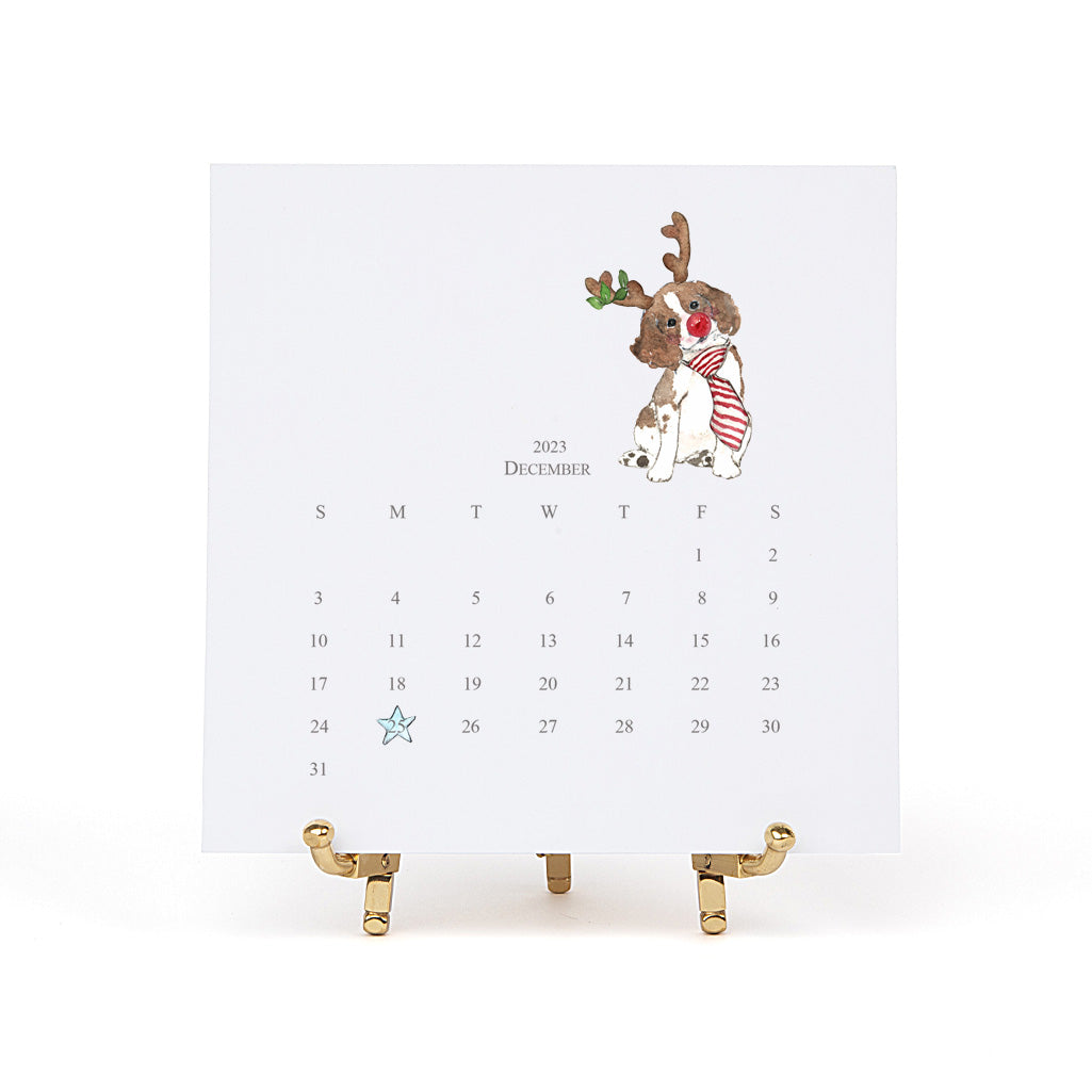 English Springer Spaniel 2025 Desk Calendar