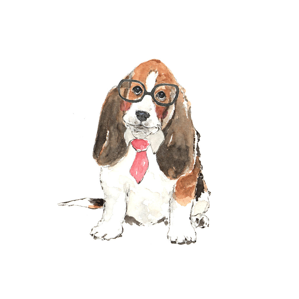 Basset Hound 2025 Desk Calendar