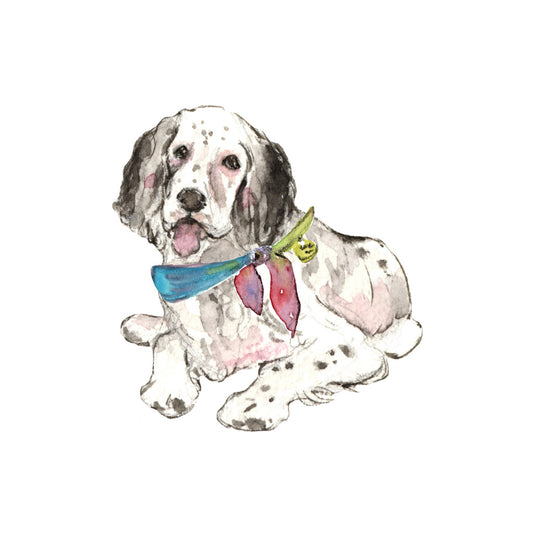English Setter 2025 Desk Calendar